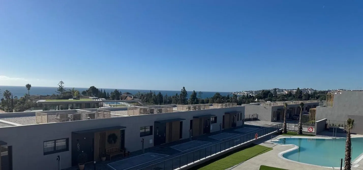 Spacious Beach House In Malaga-Cala De Mijas, Amazing See View, 3 Bedroom, Garden & Common Pool 0*,